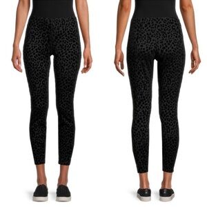 NANETTE LEPORE Leopard-Print Leggings Grey Size S